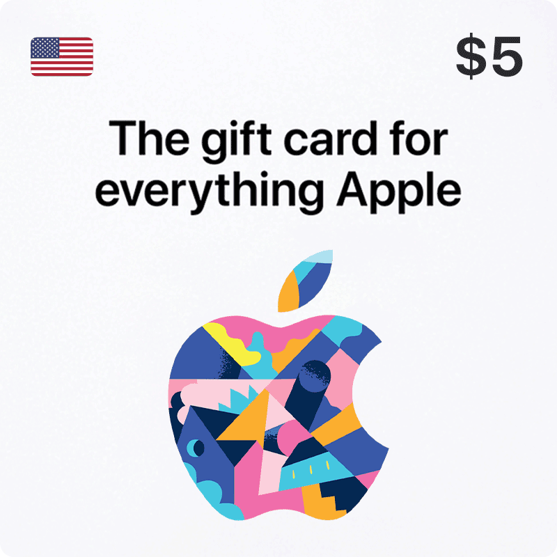 Apple Gift Card USA $5 - BULK