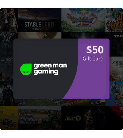 Green Man Gaming - $50 Gift Card