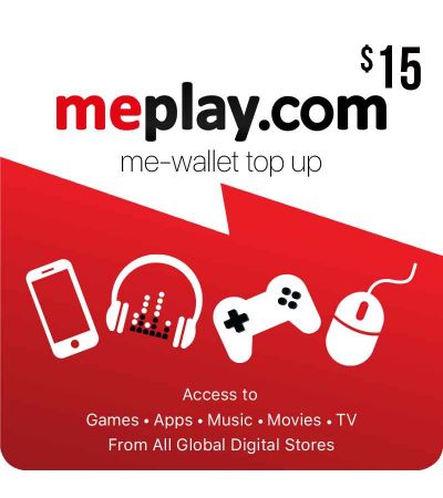 me-wallet top up Gift Card - $15
