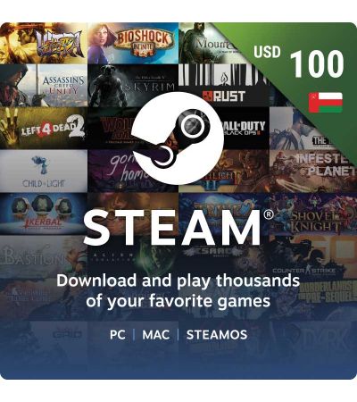 Oman Steam Wallet Gift Card USD 100