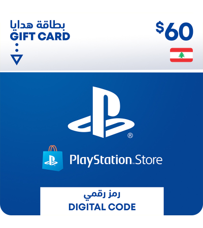 Lebanon PlayStation Wallet top up - 60 USD