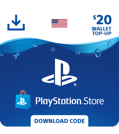 PlayStation USA wallet top-up - USD20