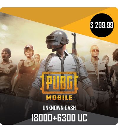 PUBG Mobile 18000+6300 UC