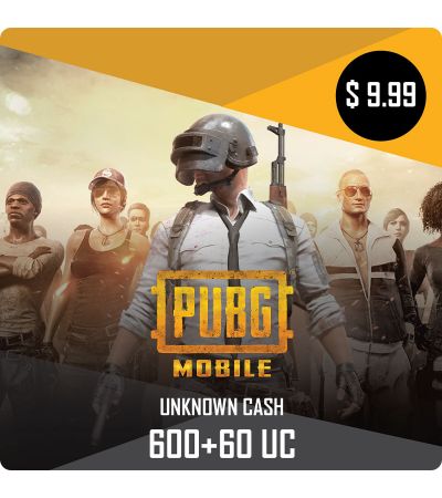PUBG  Mobile 600+60 UC 