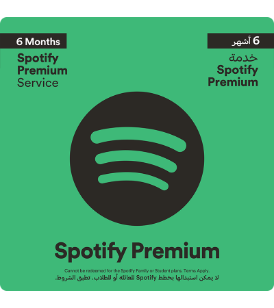 Spotify 6 Month Subscription Digital Code  AE