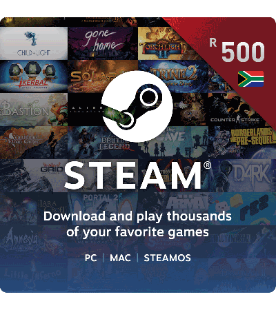 Steam ZAR 500 Gift Card