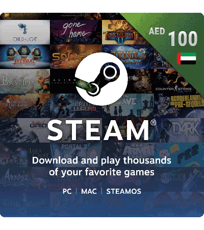 Steam Wallets 100 AED