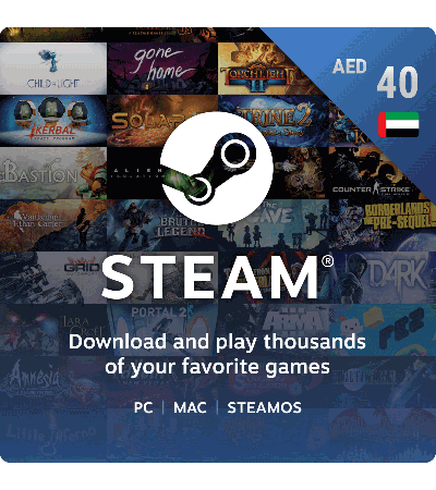 Steam Wallets 40 AED