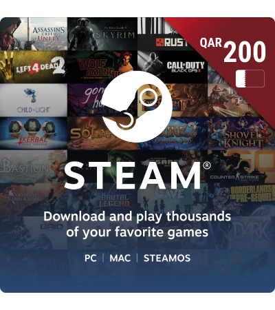 Steam Wallets 200 QAT