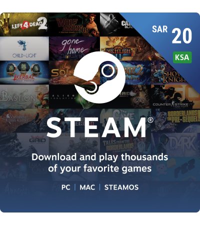 Steam Wallets 20 SAR