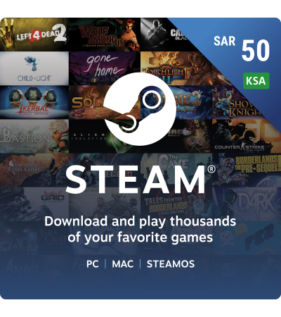 Steam Wallets 50 SAR