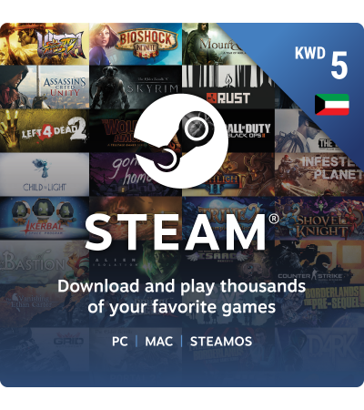 Steam Wallets 5 KWD