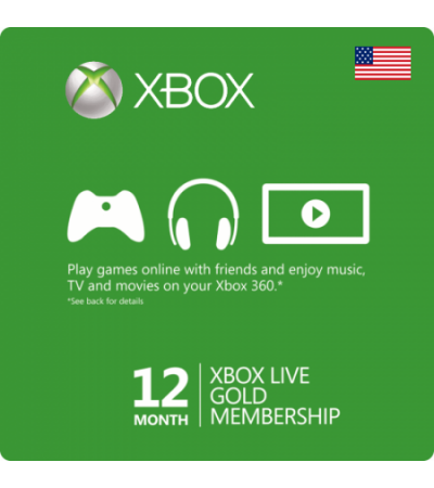 Xbox Live Gold USA - 12 Month