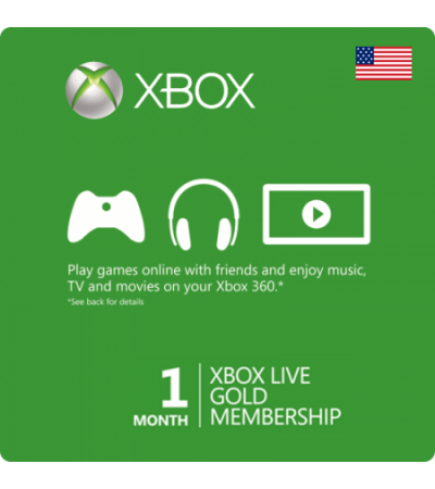 Xbox Live Gold USA - 1 Month