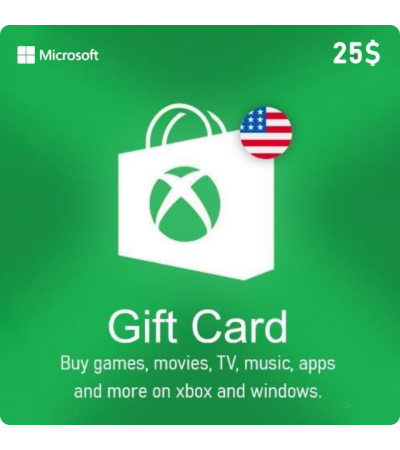 Xbox Live US - Gift Card USD25