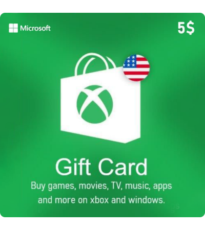 Xbox Live US - Gift Card USD5
