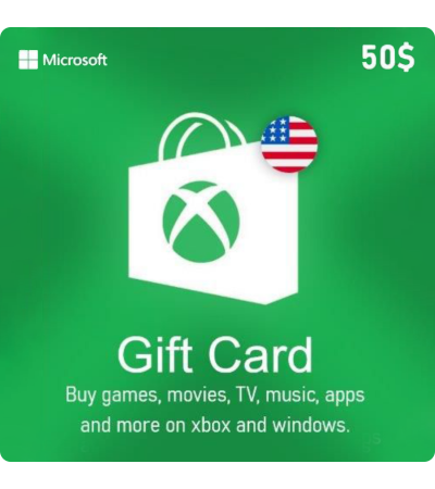 Xbox Live US - Gift Card USD50
