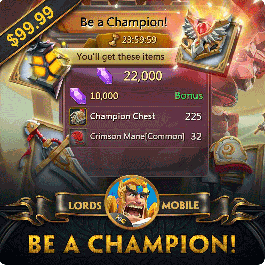 Lords Mobile - 💎 𝟮𝟬% 𝗧𝗢𝗣-𝗨𝗣 𝗕𝗢𝗡𝗨𝗦! 💎 Download <Lords