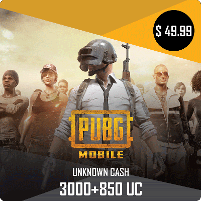 PUBG Mobile 3000+850 UC