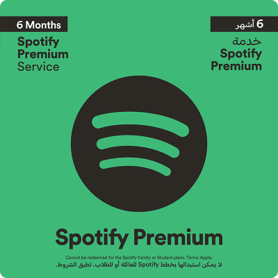 Spotify 6 Month Subscription Digital Code  AE