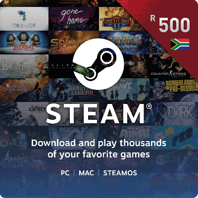 Steam ZAR 500 Gift Card