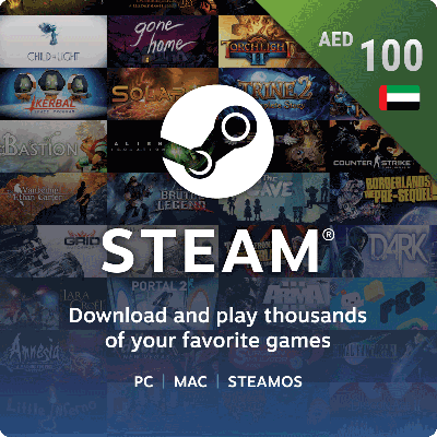 Steam Wallets 100 AED