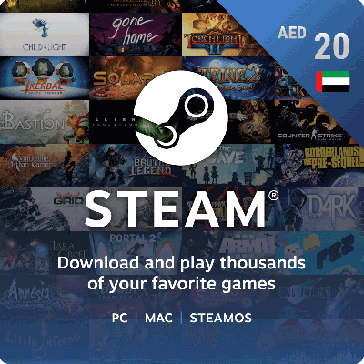 Steam Wallets 20 AED