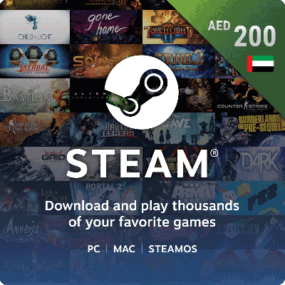 Steam Wallets 200 AED