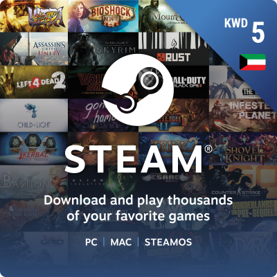 Steam Wallets 5 KWD