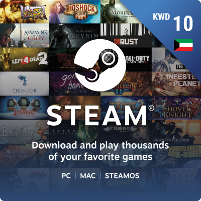 Steam Wallets 10 KWD