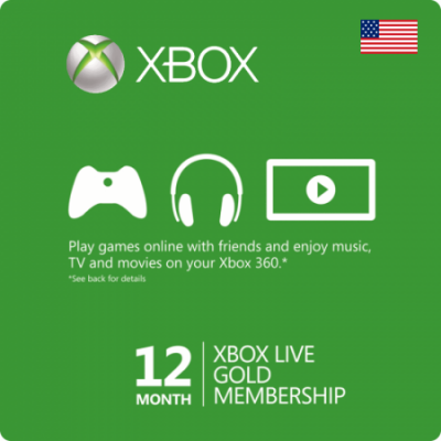 Xbox Live Gold USA - 12 Month