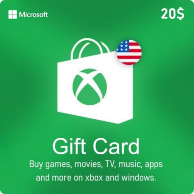 Xbox Live US - Gift Card USD20