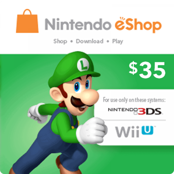 Nintendo eShop Gift Card - $20 USD USA e-Shop Switch / 3DS / Wii U