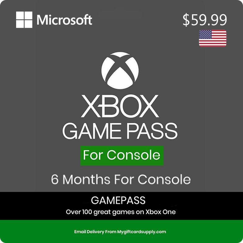 Buy Xbox Game Pass Gift Cards Online - Email Delivery - MyGiftCardSupply